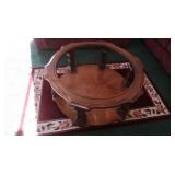 38' Round Coffee Table *glass is missing