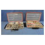 2 Waterproof utility Boxes w/Fishing Tackle