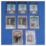 Johnny Bench Lot Inc. (3) 1971, (2) 1973, 1972, &