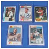 NFL QB Lot Inc. Staubach, Bartkowski (RC), Elway,