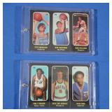 (2) 1971 Basketball Sticker Cards Inc. Maravich &