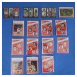 (3) 1971 Topps Basketball Sticker Cards lot Inc.