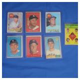 (7) MLB Cards lot Inc. 1969 Yellow Mantle, MVP