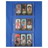 (3) 1971 Basketball Sticker Cards Inc. Love,