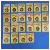 (22) 1970 Topps Scratch Offs Unused lot Inc,
