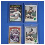 Roberto Clemente lot Inc. 1971, (2) 1973, 1972 In