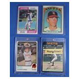 Nolan Ryan lot Inc. 1971, 1972, 1973, 1974 EX-NM