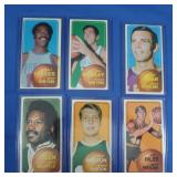 1970 Basketball Tall Cards lot Inc. Frazier,