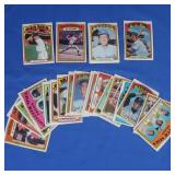 (25) 1972 Topps Baseball Cards EX-NM