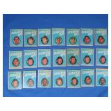 (21) 1970 Baseball scratch off cards unused inc.