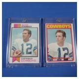 Roger Staubach Inc. 1969 RC, 1973 EX-NM