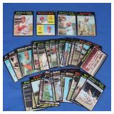 (50) 1971 Topps Baseball Cards VG-NM