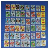 (44) 1971 Topps Game Inserts lot Inc. Brodie,