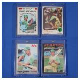 Reggie Jackson lot Inc. 1970, 1971, 1973, 1970