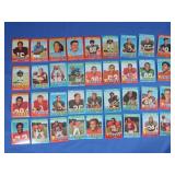 (35) 1971 NFL Cards all VG-NM