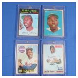 Hank Aaron lot Inc. 1969, 1970, 1971, plus MVP