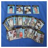 (50) 1971 Topps Baseball Cards VG-NM