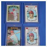 Pete Rose lot Inc. 1971, 1972, (2) 1970 Sporting