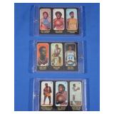 (3) 1971 Basketball Sticker Cards Inc.
