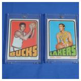1972 NBA Cards Inc. West & Robertson VG-NM