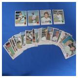 (25) 1973 Topps Baseball Cards EX-NM