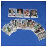 (25) 1973 Topps Baseball Cards EX-NM