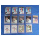 Denny McClain lot.  (4) 1970's, (4) 1971's, 2