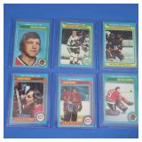 (6) 1979 Hockey Star Cards Inc. Esposito,