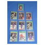 (10) 1979 Hockey Star Cards Inc. Lafleur, Bossy,