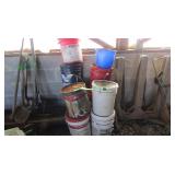 Partial Buckets of Oil,Tractor Fluid&more