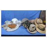 Brimmed Straw Hats,Baseball Caps,6-in-1 Fleece