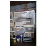 Plastic Storage Unit 15x12x21'H w/contents