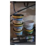 4 Tubs Concrete Patch-NIP,1 Tub Water-Stop