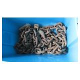 Heavy Duty Chain&Yellow Nylon Rope