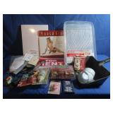 Misc-Dish Drains,Dust Pan,Door Knob Set-NIP&more