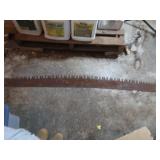 Antique Two-Man Logging Saw Blade 60'
