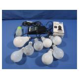 Triple USB Car Charger-NIB,AC Adapter&Light Bulbs