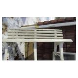 59' Long Bench&4' Porch Swing