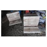 2 Old Cast Iron School Desks