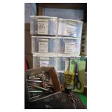 Plastic Storage Unit 15x12x21'H w/contents