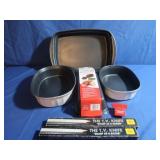 3 Pc Essential Home Baking Dishes(New?),Meatloaf