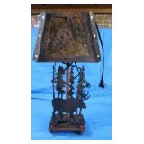Moose Lamp-Metal,18'Tall,works
