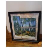 Beth Erlund Batik Framed Print 27x30'