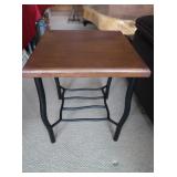 End Table-Hammered Copper Top 21x21x24'H