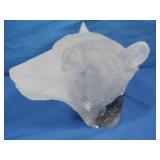 Glass Bear Decor-K. Cantrell #388/750 8x6x12'