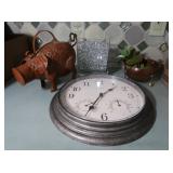 13.5'Wall Clock,Copper Strainer,Home Dï¿½cor
