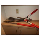 Pruning Shears,Hedge Trimmers,26' T Handle Shovel