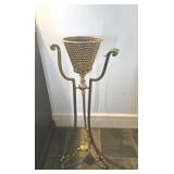 36' High Brass Plant Stand
