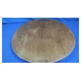 Sonoma Zinfandel Wooden Barrel Top Lazy Susan