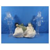 Glass&Cloth Christmas Figures
